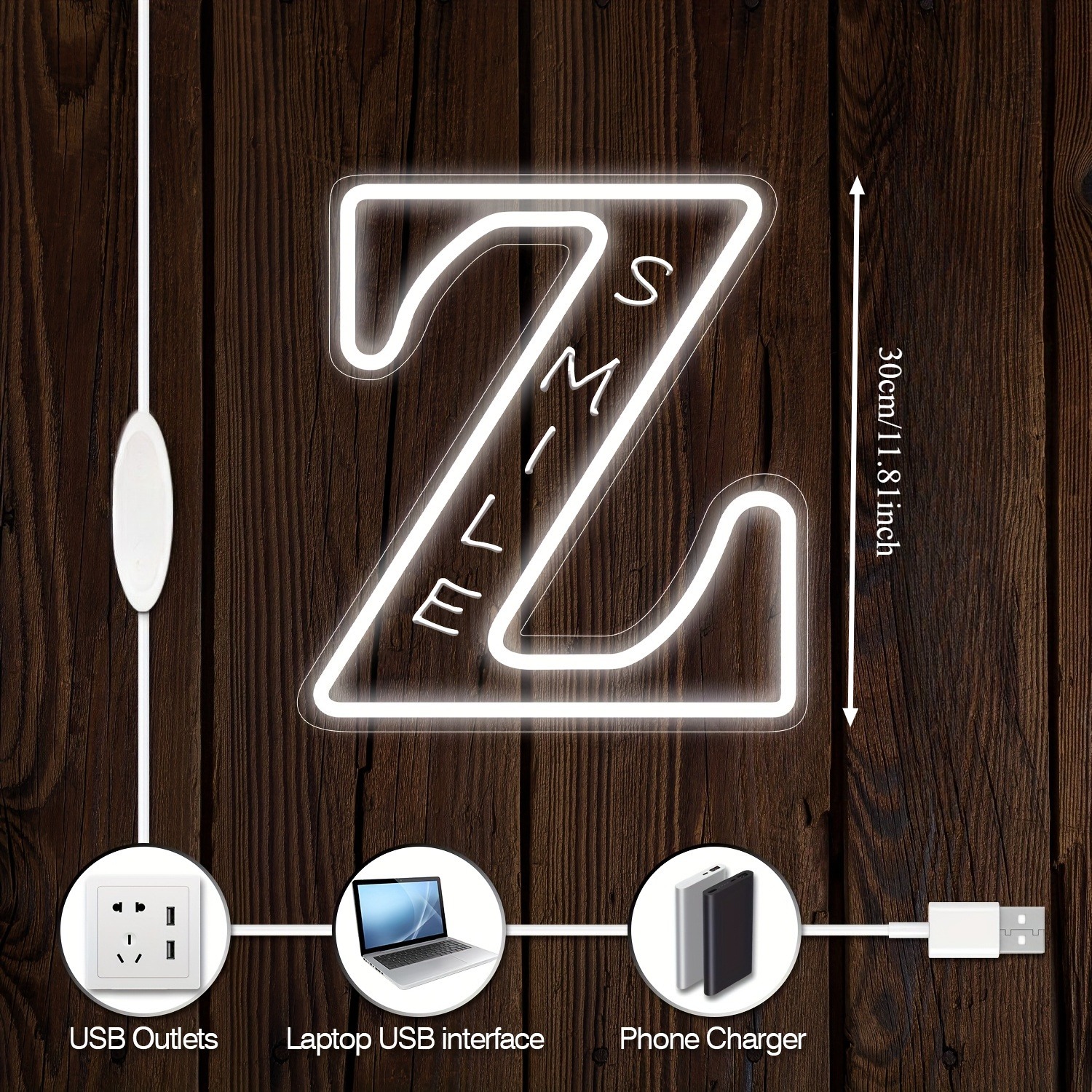 Custom 26 Letters 3D Embossed  - Neon Sign Led Custom recension och pris