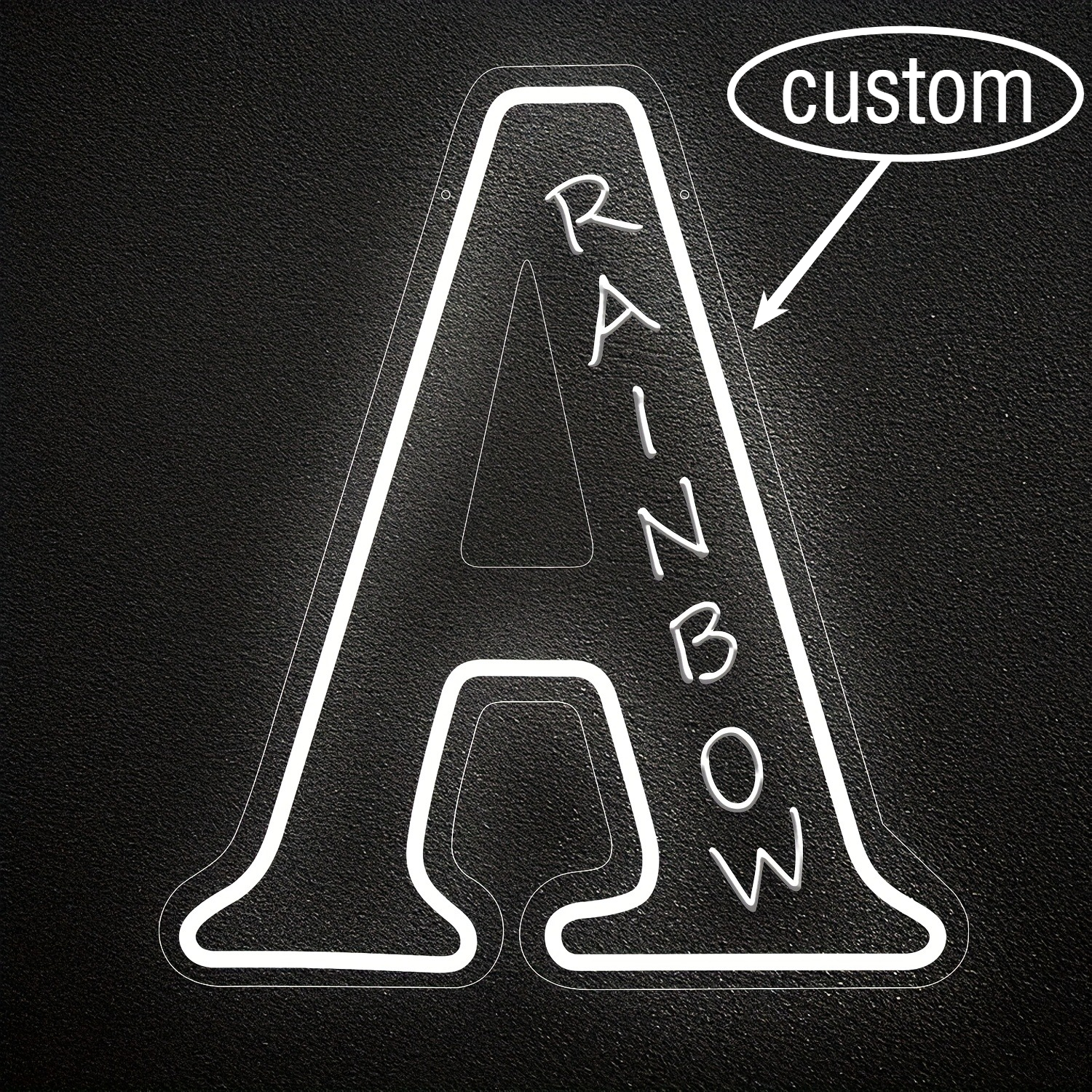 Custom 26 Letters 3D Embossed  - Neon Sign Led Custom recension och pris
