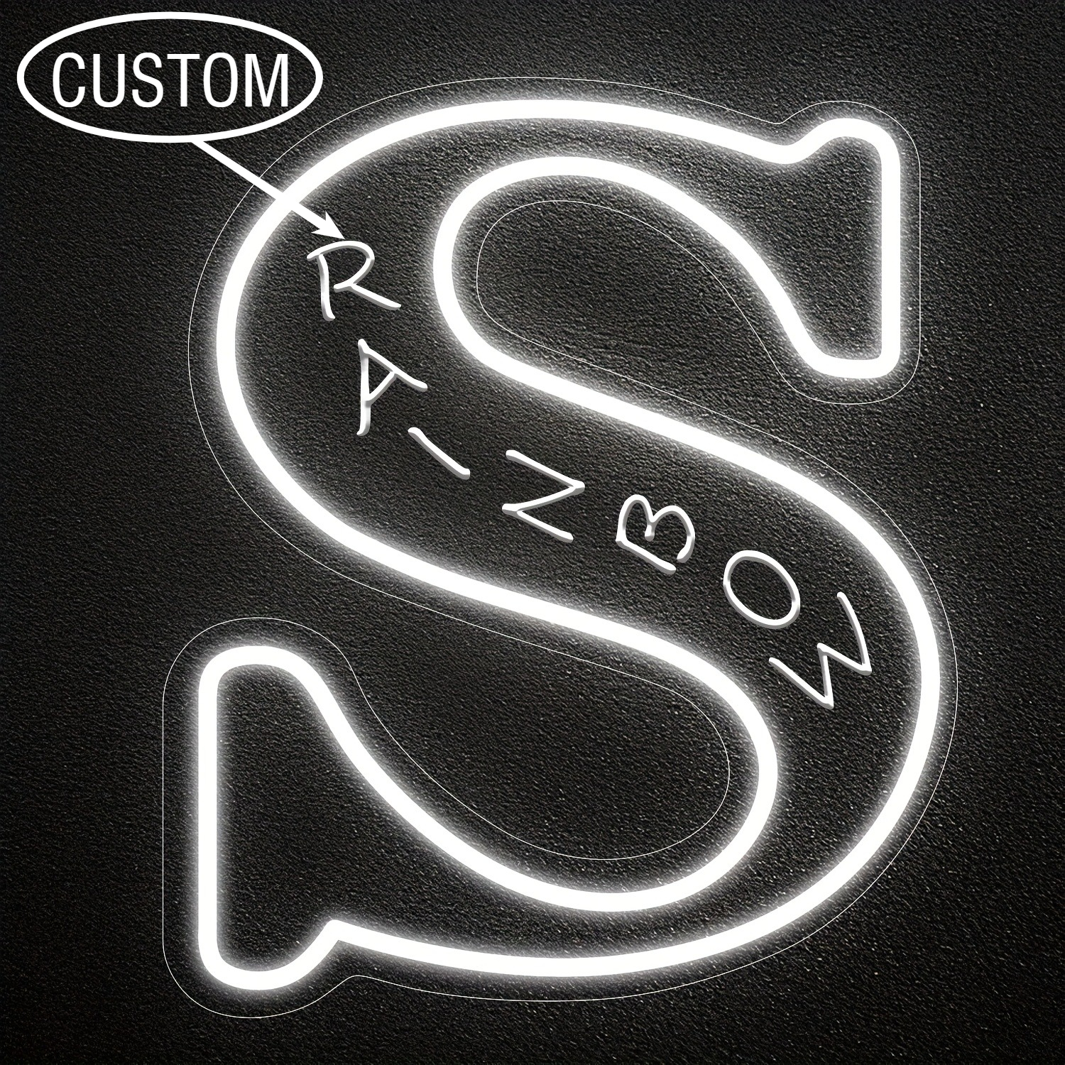 Custom 26 Letters 3D Embossed  - Neon Sign Led Custom recension och pris