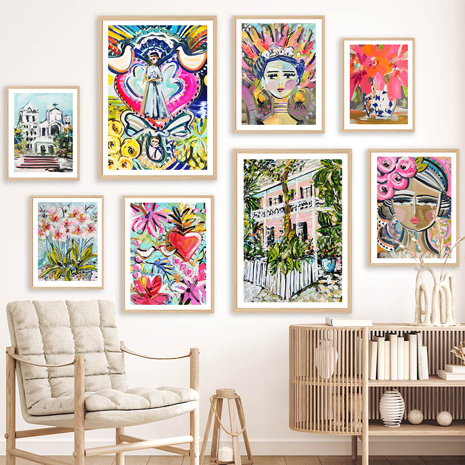 Colorful Impressionist Wall Ar - Home Decor New Orleans recension och pris