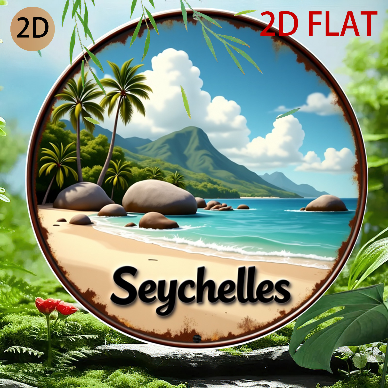 2D Flat, 2d Flat Seychelles Be - Home Decor Logo Design recension och pris