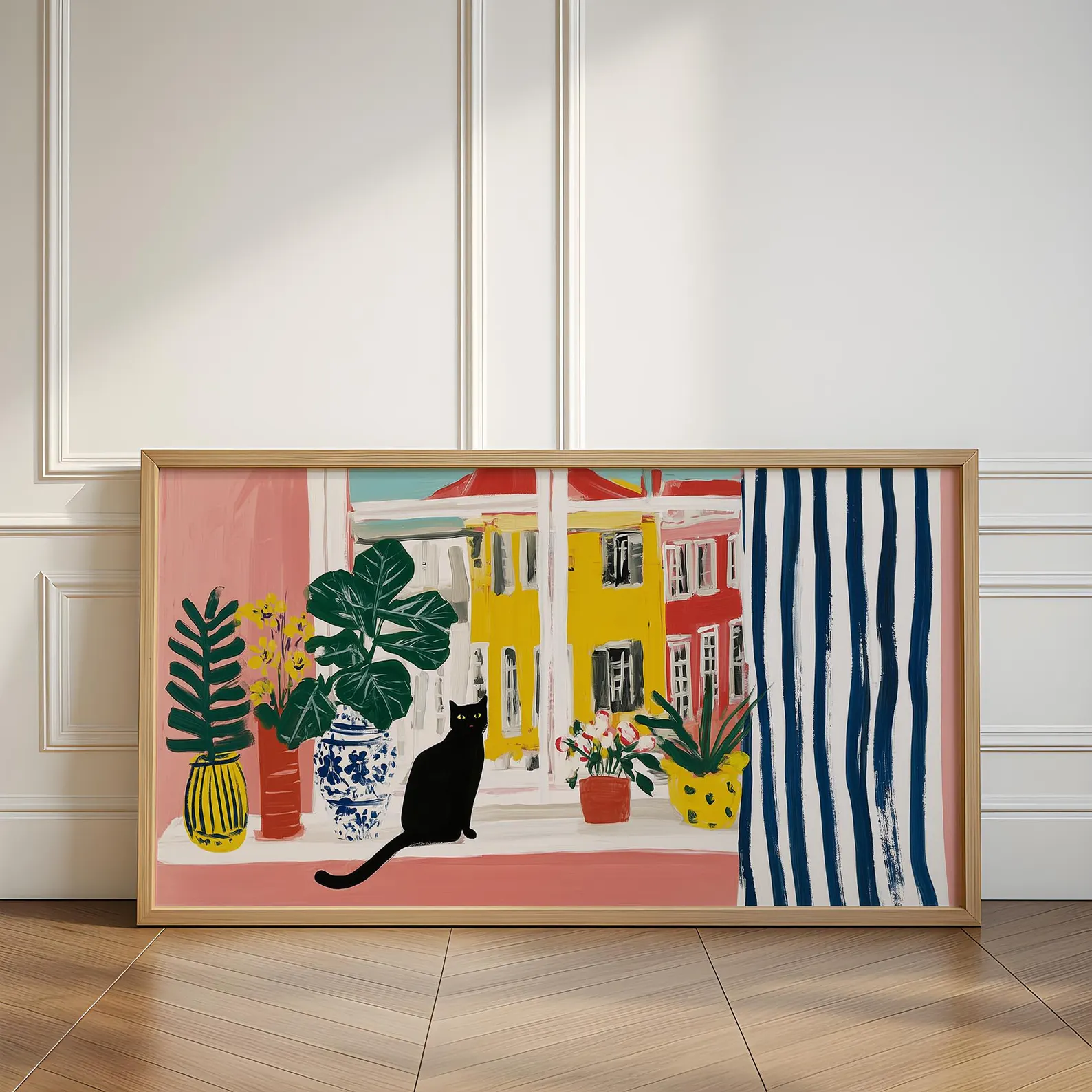 Matisse Series Abstract Black  - Home Decor Vase With Flowers recension och pris
