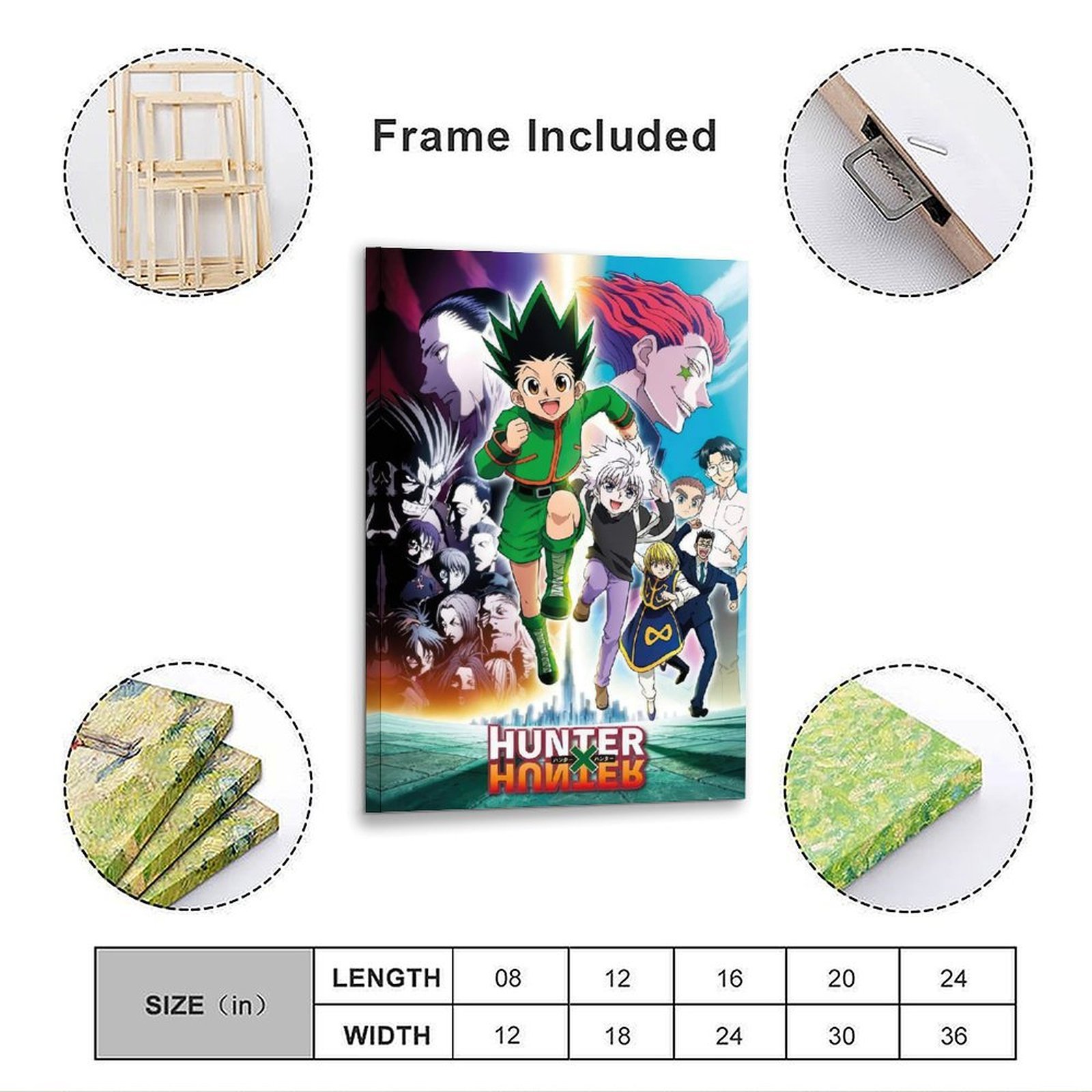 Hunter X Hunter Anime Poster H - X Home Decor recension och pris