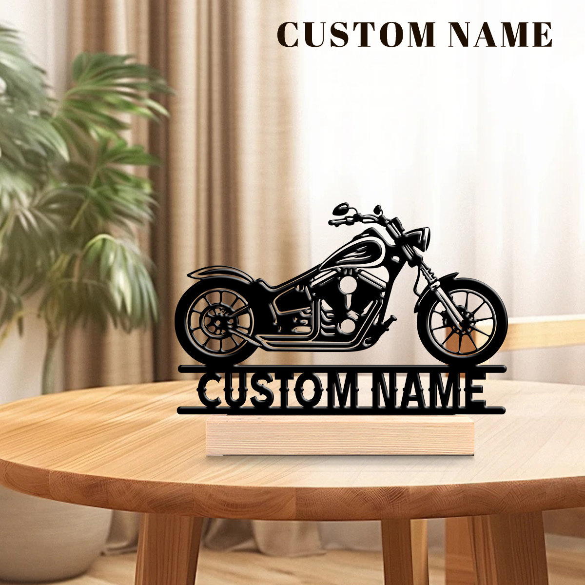 1Pc Csutom Name Road Motorbike - Home Decor For Wedding recension och pris