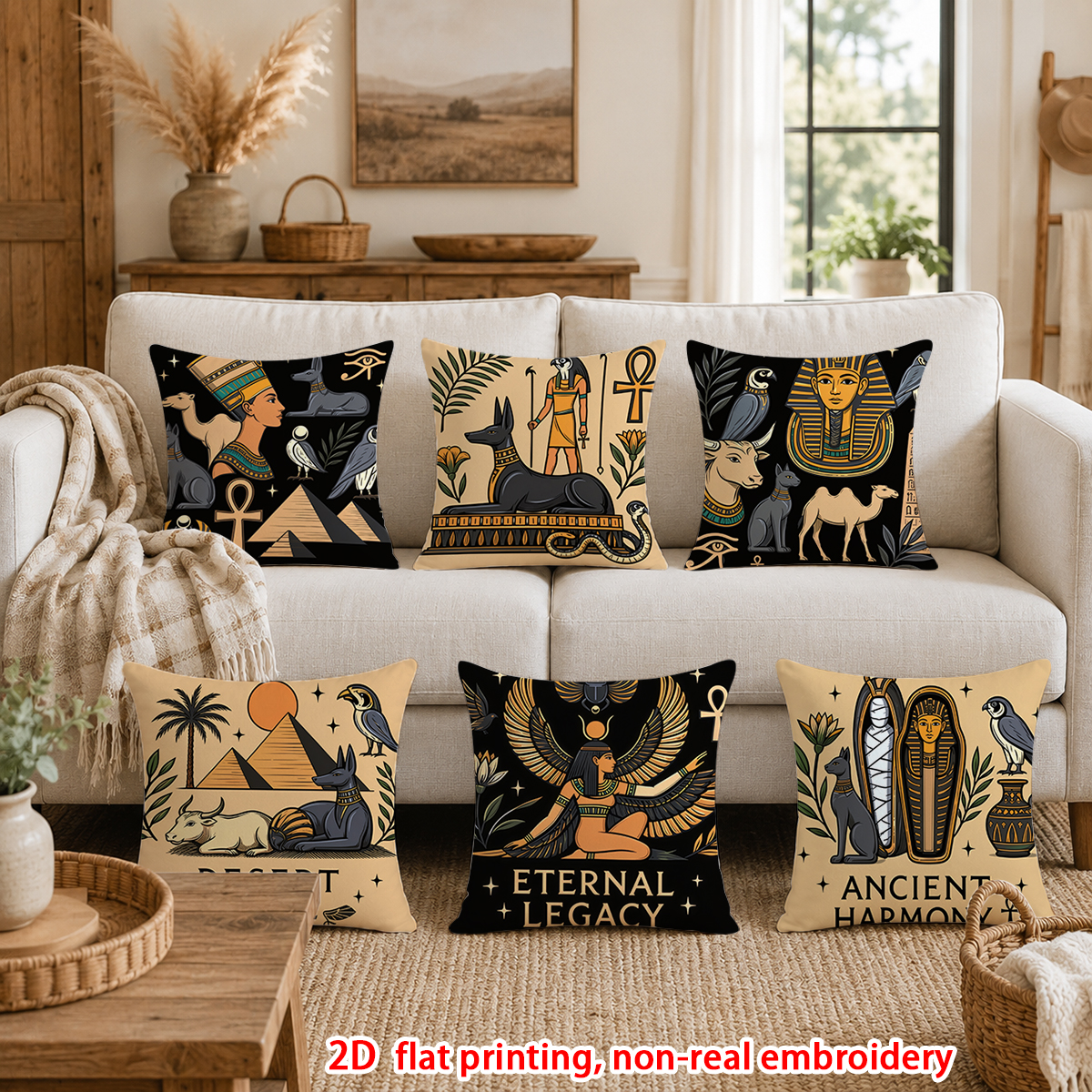 6pcs  Ancient Egypt Style Thro - Home Decor Egypt recension och pris