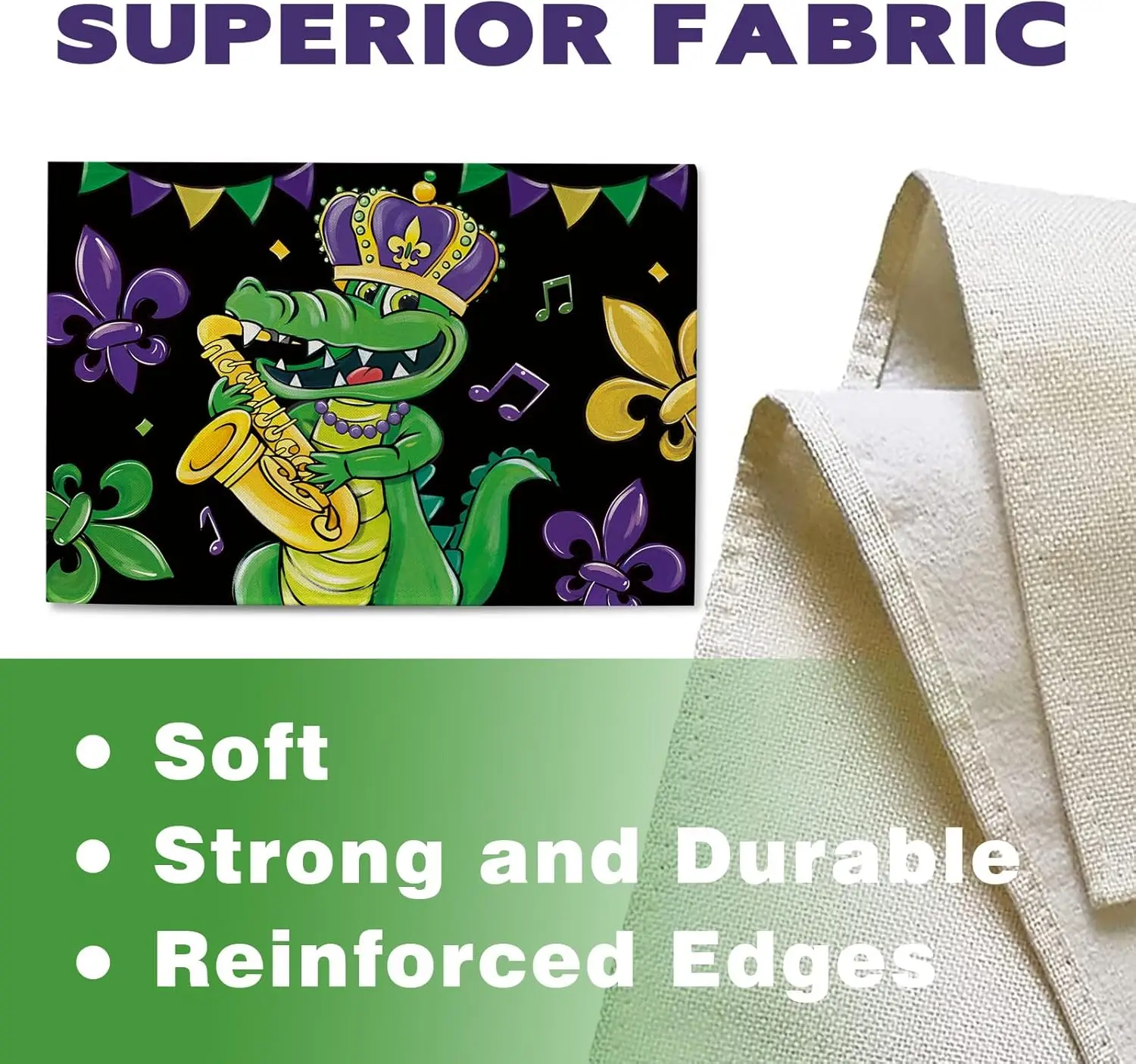 Mardi Gras Alligator Placemats - Home Decor New Orleans recension och pris