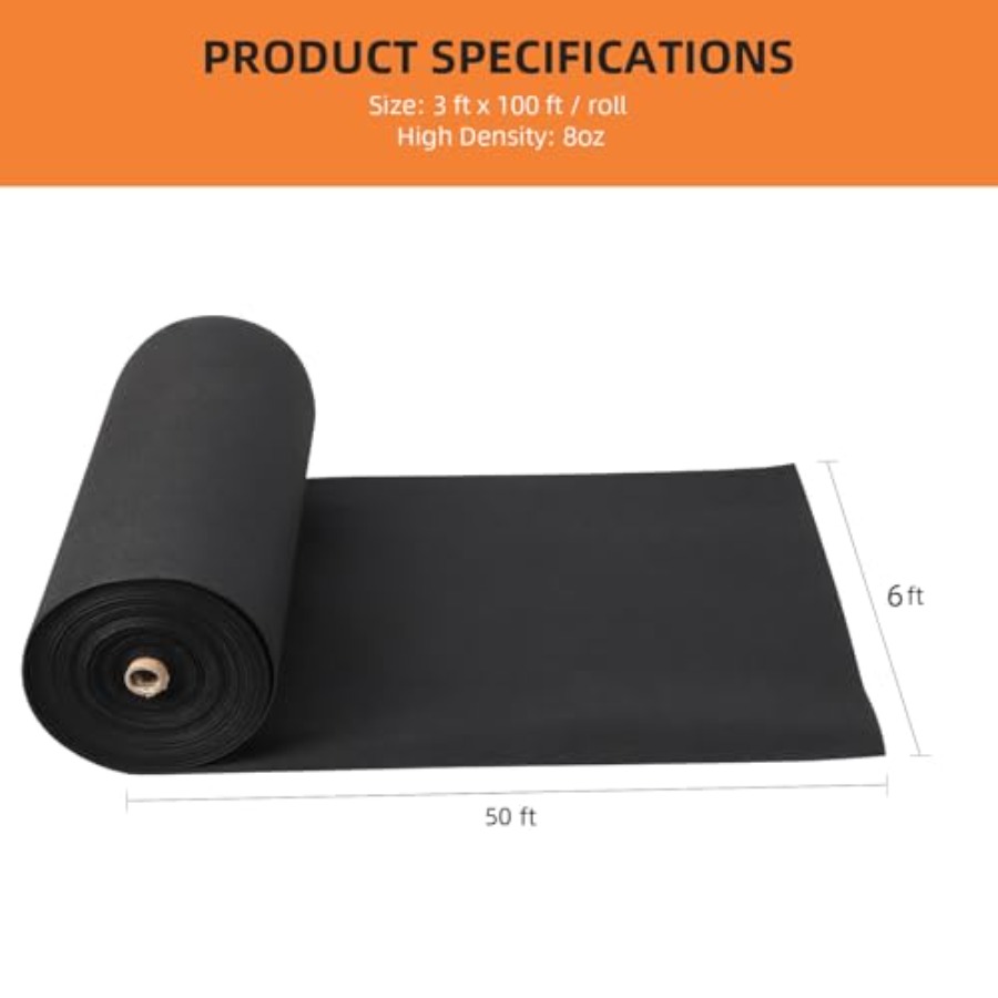 Geotextile Fabric 6Ft x 50Ft a - X Home Decor recension och pris